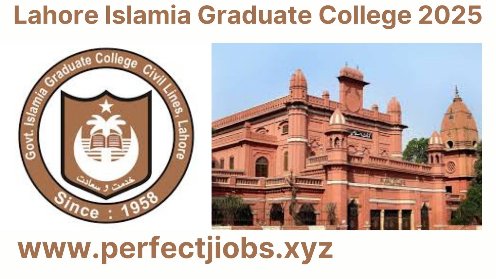 Lahore Islamia Graduate College 2025